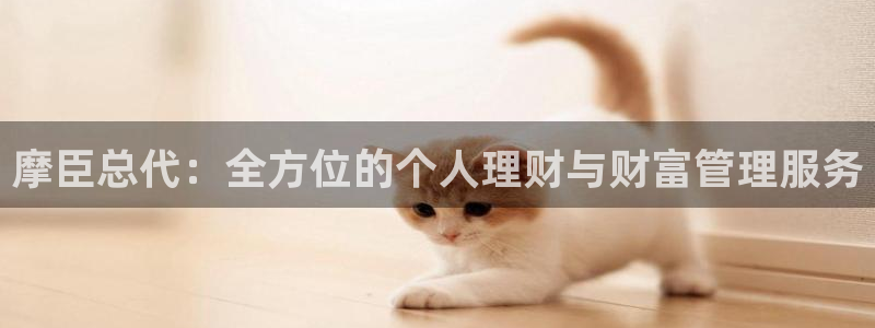 威九国际体育注册：摩臣总代：全方位的个人理财与财富管理服务