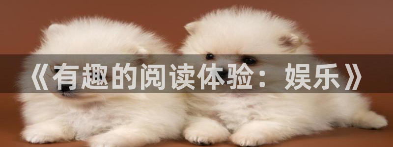 威九国际体育凯捷代理注册：《有趣的阅读体验：娱乐》