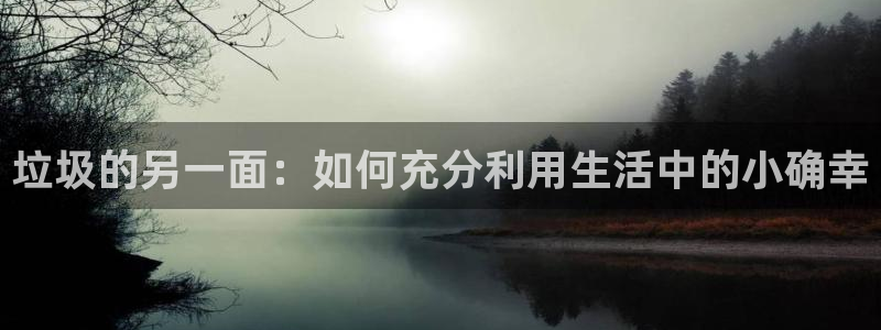 上海威九国际汽车电子有限公司：垃圾的另一面：如何充分利用生活中的小确幸