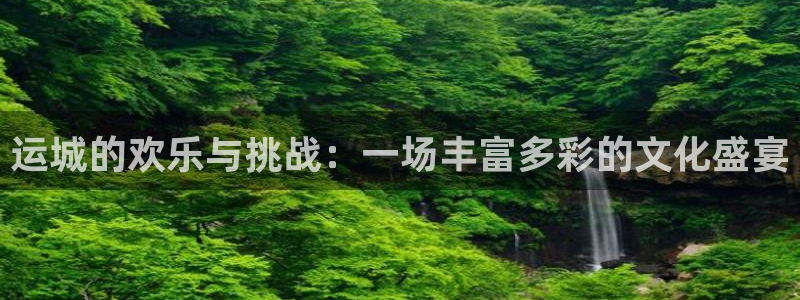 威九国际环保：运城的欢乐与挑战：一场丰富多彩的文化盛宴
